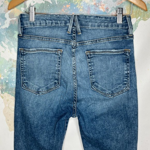 Good American Jeans Size 8/29 Good Legs Skinny Sculpting Distressed Stretchy - Picture 8 of 12